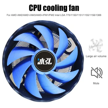 CPU Cooler 12CM 12V CPU Siltuma Izlietne Mātesplates procesora Dzesēšanas Ventilators Intel AM2+ AM3+ AM4 FM 1150 1151 1155 1156 CPU Radiatora
