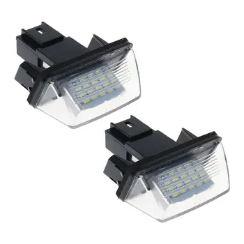 1 Pārī 18 LED Licences Numura Plāksnes Apgaismojums Lampas Peugeot 206 207 307 308 406 Citroen C3/C4/C5/C6 T3ED