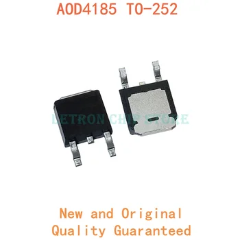 10pcs AOD4185 TO-252 D4185 TO252 MOSFET P-CH 40V 40A oriģinālu un jaunu IC