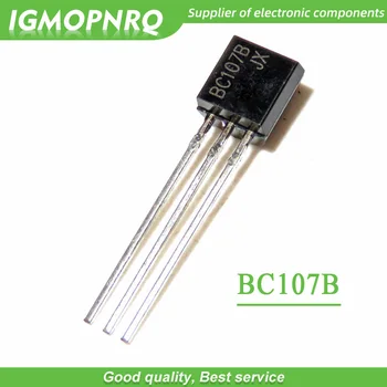 10pcs BC107 TO92 Tranzistors-92 C107 BC107B jaunas oriģinālas