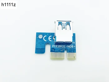 10PCS PCI 1X PCI-e X1 Stāvvadu 180 Grādu Stāvvadu Kartes Adapteri uz USB, Lai Stāvvadu 006 006C 007S 008S