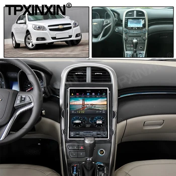 128G Tesla Ekrāna Carplay Android 9 Automašīnas Radio 2 Din Stereo Uztvērēju Chevrolet Malibu 2013 GPS Audio Ieraksti Vienības
