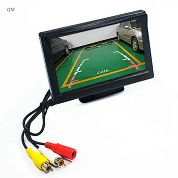 13MF 5 collu Auto Atpakaļgaitā Monitors LCD Augstas Izšķirtspējas Digitālo Ekrānu 2 Veidu Video Ievades Auto Stāvvietas Atpakaļgaitā Atpakaļskata Displejs