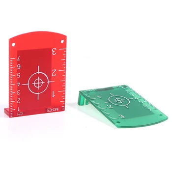 1GB Collas/cm Lāzera Mērķa Kartes Plate Zaļa/Sarkana Lāzera Līmeni 10cmx7cm Piemērots Līniju Lāzeri Atstarojošs Magnētiskās Tāfeles