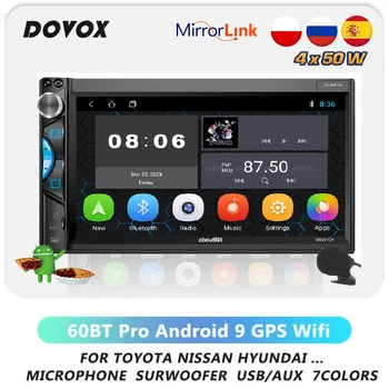 2 Din Android 9 Automašīnas Radio, GPS Multivides Video Atskaņotājs Toyota, Nissan Hyundai Navigācijas Autoradio 2din Auto Stereo PRO 60BT
