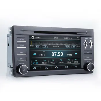 2 Din Auto DVD Atskaņotājs Porsche Cayenne 2003 2004 2005 2006 2007 2008 2009 2010 Multimediju GPS Navigācijas Radio Vadītājs Vienību izmantots 125mm