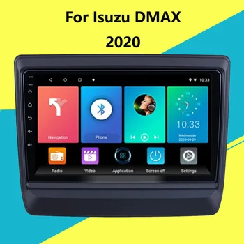 2 Din Auto Radio Isuzu DMAX 2020. gadam Android 8.1 9 collu Touch screen GPS Navigācijas Multimediju Atskaņotājs, Galvu Vienība Ar Rāmi