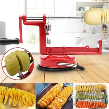 3 In 1 Apple Peeler Nerūsējošā Tērauda Augļu Kartupeļu Bumbieru Corer Slinky Nazis Griezējs Mašīna, Virtuves Sīkrīkus Roku izliekts Pavārs Rīki