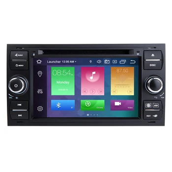 4GB IPS DSP 2 Din Android 10 Automašīnas Radio Multimediju Ford Focus 2 3 Mondeo mk2 4 Kugas Fiesta Transit Connect S-MAXC-MAX 8 Kodolu