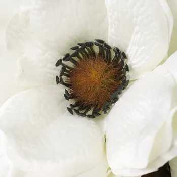 6 Gab. Skaistas Peonija, Magoņu Mākslīgā Zīda Ziedi Balti Pušķi Vāzē Mājas Puse Rudens Kāzu Diy Apdare Viltus Ziedi