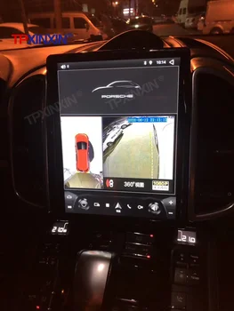 64G Par Porsche Cayenne, 2011 2012 2013 2016 Android 9 Tesla Ekrāna Automašīnu magnetofona Multimediju Atskaņotājs, GPS Navigācija