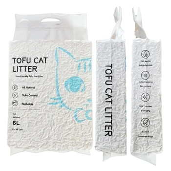 6L Dabas Tofu Kaķu Metienu, Bioloģiski Ātri Salipšanu Dabas Zaļā Tēja Svaigi Tofu Kukurūzas Kaķu Pakaiši Arī