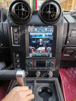 Android 10 128GB Auto GPS Navigācijas Hummer H2 2004. - 2009. Gadā Galvas vienības Multimēdiju atskaņotāju Auto radio, magnetofons Tesla stils