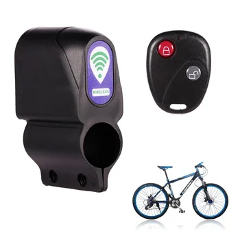 Anti-theft Bike Lock Velo Drošības slēdzenes Bezvadu Tālvadības pulti, Vibrācijas Signāls 110dB Velosipēdu Signalizācijas slēdzeni