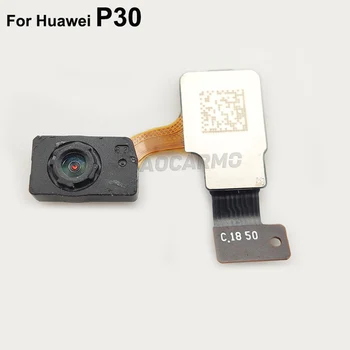 Aocarmo Par Huawei P30 Zem Ekrāna Pogu Home Touch ID pirkstu Nospiedumu Sensors Flex Cable Rezerves Daļas