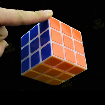 Augstas Kvalitātes Flash Cube Atjaunotu Burvju Triku Plastmasas Magic Cube Burvju Butaforijas Trikiem 1 sekundi Instant Atjaunot Cube Burvju Rotaļlietas