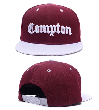 Augstas Kvalitātes Snapback Compton Hip Hop Klp Vīriešiem un Sievietēm Tētis, Cepure, Atpūtas Gorros