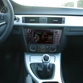 AutoRadio 2 Din Auto DVD Atskaņotājs BMW 1 Sērija E87 E88 1 E81 E82 I20 Multivides Navigācijas Ekrāns, GPS, Stereo Galvas Vienības DAB+ 3G