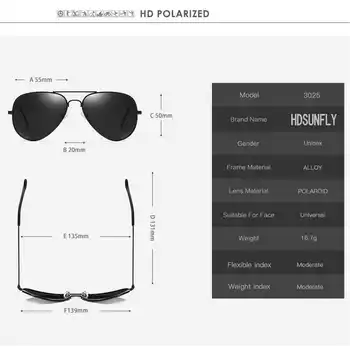 Aviācijas Polarizētās saulesbrilles, vīriešu Modes Uguns Dizaina Saulesbrilles Sieviešu stariem, Briļļu Oculos De Sol UV400