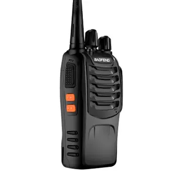 BAOFENG BF-888S 1GB Talkie Walkie 16CH FM UHF 400-470MHz 2-way Radio Transīvers Portatīvo Sakaru tālsatiksmes Lukturīti