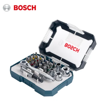 Bosch Urbis 26-gabals Skrūvgriežu Komplekts Metāla urbji Elektrisko Skrūvgriezi Sprūdrata Uzgriežņu atslēgu, Skrūvgriezi