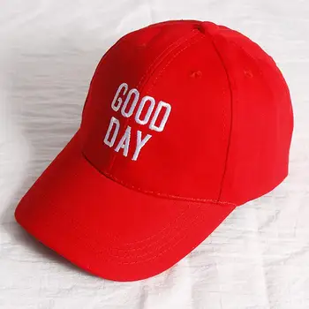 Bērniem Kokvilna Vēstules Beisbola cepure 2-8yrs Zēni Meitenes Laba Diena Klp Rozā, Balta, Melna, Sarkana Cute Cepures