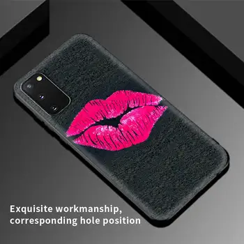 Case For Samsung Galaxy S20 FE S21 Ultra S10 S9 Plus S8 S10e S7 Piezīme 20 10 Mīksto Triecienizturīgs Telefona Vāciņš Lūpām Skūpstīties Karaliene Būtiska