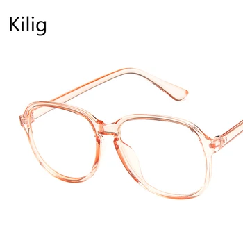 Caurspīdīgs Rāmis Laukumā Saulesbrilles Sieviešu Zīmola Dizaina Klasika Vintage brilles, Saules Brilles rāmis Oculos De Sol Feminino