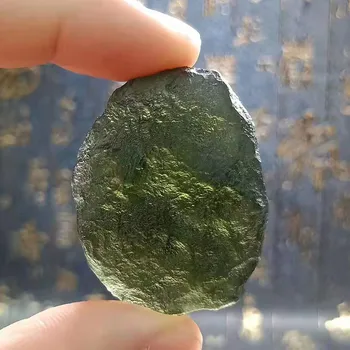 Dabas Moldavite Čehijas Meteorītu Ietekme Stikla Krelles, Raupja Akmens Kristālu Enerģijas Akmens