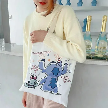 Disney Stitch dāma cute Plecu Somas seksa Donald Duck womem messenger meiteņu somas