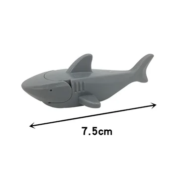 Draugi, Celtniecības Bloki, Dzīvnieku DIY Liela Izmēra Piederumi Skaitļi Haizivs Zilonis Saderīgs ar Visu Lielo Izmēru Bērniem Rotaļlietas