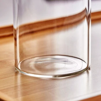 Dzert Tasi Ūdens Stikla Pudelē Videi Draudzīgu Glāzes Kafijas Tases Pudeli Brokastis Piena Kausa Sula Stikla Krūzes Mājas Birojs