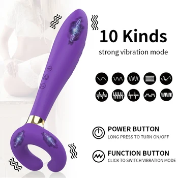 Dzimumlocekļa Masturbator G Spot Vibrators Dubultā Iespiešanās Clit Klitora Dildo Vibrador juguetes sexul3s Pieaugušo Seksa Produkta Pāriem