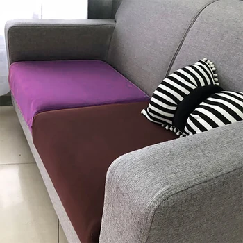 Elastīga dīvāna spilvena vāka funiture aizsargs Stūra dīvāns sēdekļa spilvena slipcover tīrtoņa krāsu dīvāna pārsegs