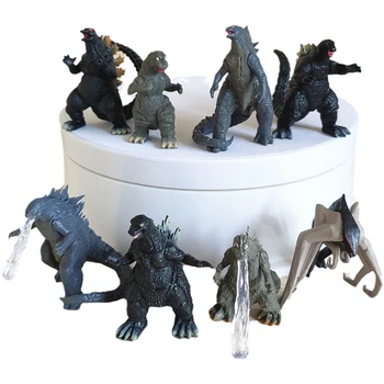 Ir 2021. Jaunas Filmas Godzilla Vs Kong Skull Island Muto 8 Gab. Komplekts King of Monster Modelis Rīcības Attēlu Kolekcija Dzīvnieku Lelle, Rotaļlietas Bērniem