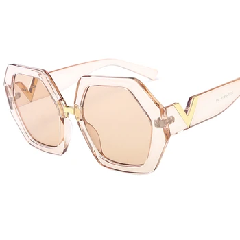 Ir 2021. Luksusa Laukumā Saulesbrilles Dāmām Modes Brilles Classic Zīmola Dizainere Retro Saules Brilles Sievietes Sexy Briļļu Unisex Ēnā