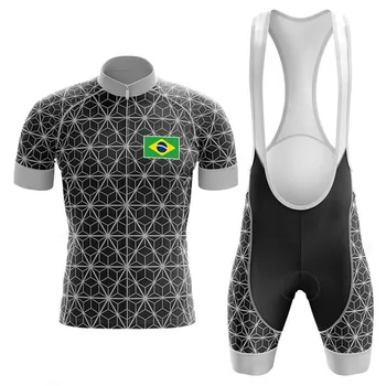 Ir 2021. Riteņbraukšana Brazīlija Triatlona Vīriešu Velosipēdu Džersija Komplekts Riteņbraukšana, Kalnu Velosipēds Maillot Ciclismo Profesionālā Riteņbraukšanas Komanda Jersey