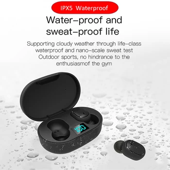 Jauns mini e6s smart digital Bluetooth austiņas bezvadu sporta stereo austiņas ausī, lai visiem viedtālruņu