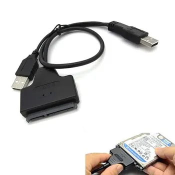 Jauns USB 2.0 SATA Serial ATA Adaptera Kabeli For 2.5