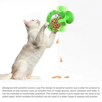 Jaunu Pet Suns, Kaķis Rotaļlietas Vinilplašu Vējdzirnavas Leakging Pārtikas Rotaļlietas Kucēns, Kaķēns Self-spēlējot Puzzle IQ Mācību Rotaļlietu Pet Produktu