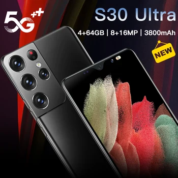 Jaunu S30 Ultra 5.0 Collu 4GB 64GB Viedtālruņu 8MP+16MP Android 10 3800mAh Desmit Core Tiešām MTK6889 4G 5G Dual SIM Pasaules Versija