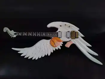 Jaunu zīmolu roku cirsts elektriskā ģitāra, ar Jaunām Eņģelis dizains
