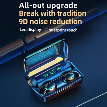 Jaunā F9-5C Touch 5.0 Bezvadu Bluetooth Austiņas, Divi auss Mini Ultra-mazs Neredzams Austiņas Ūdensizturīgs