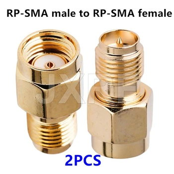 JXRF savienotājs 2gab RF koaksiālie pierunāt adapter SMA vīrietis sieviete RP SMA SMA male RP-SMA Savienotājs