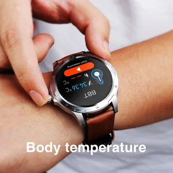 K-15 Jaunas Smart Skatīties Vīrieši Termometrs Multi-dial ar skārienekrānu Smartwatch Android, IOS Tālruņa Sporta Fitnesa Tracker K15 M9