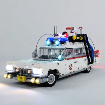 LED Light Komplekts 10274 Radītājs Ghost Busters ECTO-1 Bērnu Izglītības Auto Ķieģeļi Rotaļlietas Dzimšanas dienas Dāvana