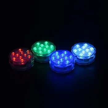 LED RGB Zemūdens Gaismas Bateriju Darbināmas Zemūdens Nakts Lampas Vāze, Trauks Āra Dārza Ziemassvētku Puse Apdares navidad2021