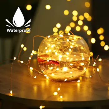 LED Āra Saules Lampas String Gaismas 50/100/200LED Ūdensizturīgs Pasaku Vainags Lampa ar 8 Režīmā Dārza Dekorēšana Brīvdienu Puse