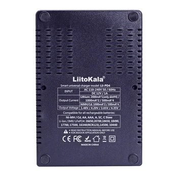 Liitokala Lii-PD4 3,7 V 3.2 1.2 V V akumulatora lādētājs LCD displejs 18650 21700 26650 20700 18350 26700 AA, AAA u.c jaudas Tests