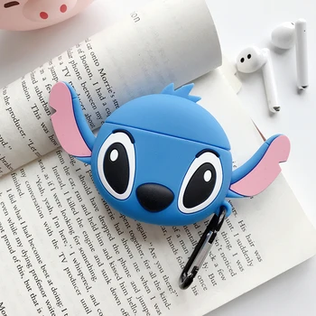 Lilo un Stitch HUAWEI Freebuds 3 Lietā Silikona Disney Anime Austiņas seguma